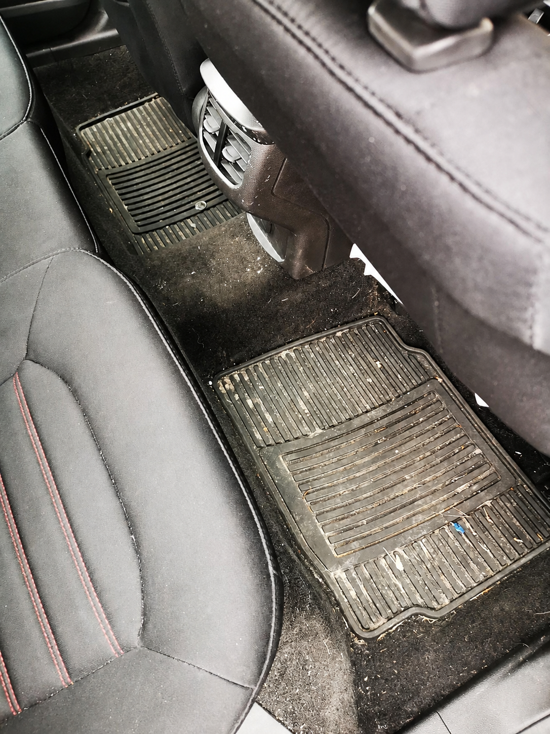Rear floor before interior detailing